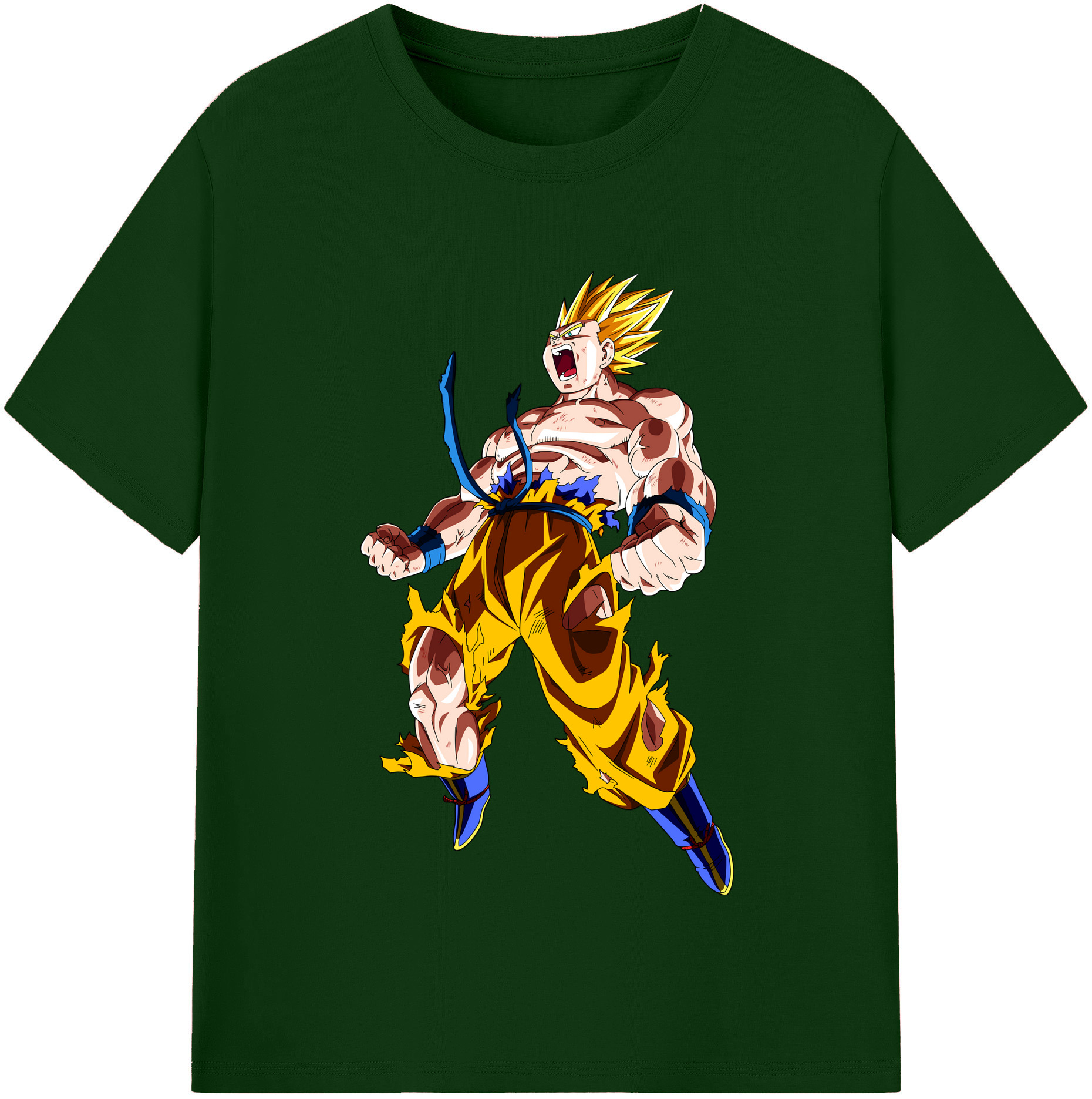 （画像用） ドラゴンボール 孫悟空（そん ごくう）Son Goku カカロット DRAGON BALL Kakarotto 綿100％半袖Tシャツ（フロントプリント）
